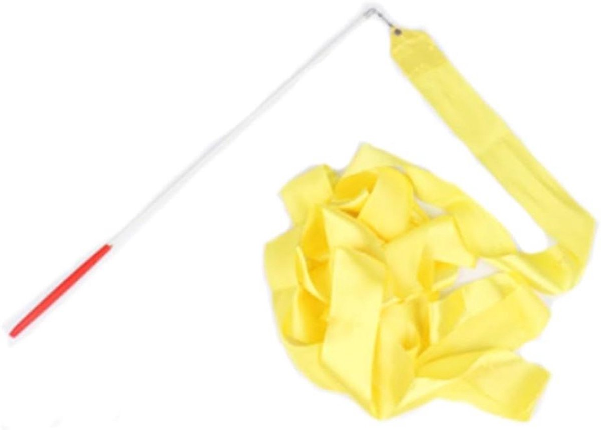 Cosensi - Ritmische dansbanden 6 stuks 200 cm met staaf voor kinderen | Sportgymnastiekband | Streamer kunstenaarsband | Baton twirling voor circus training